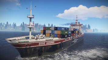 У сурвайві Rust з'явився вантажний корабель з лутом